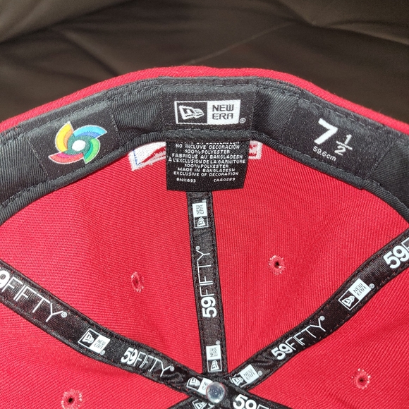 2023 Puerto Rico New Era World Baseball Classic fitted hat cap 7 1/2 - Picture 3 of 3